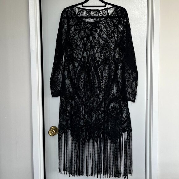 Dresses & Skirts - Fringed Lace Dress
